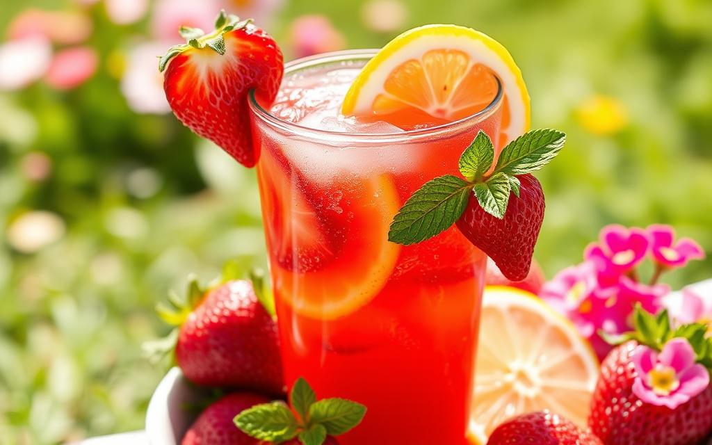 1-Minute Strawberry Lemonade