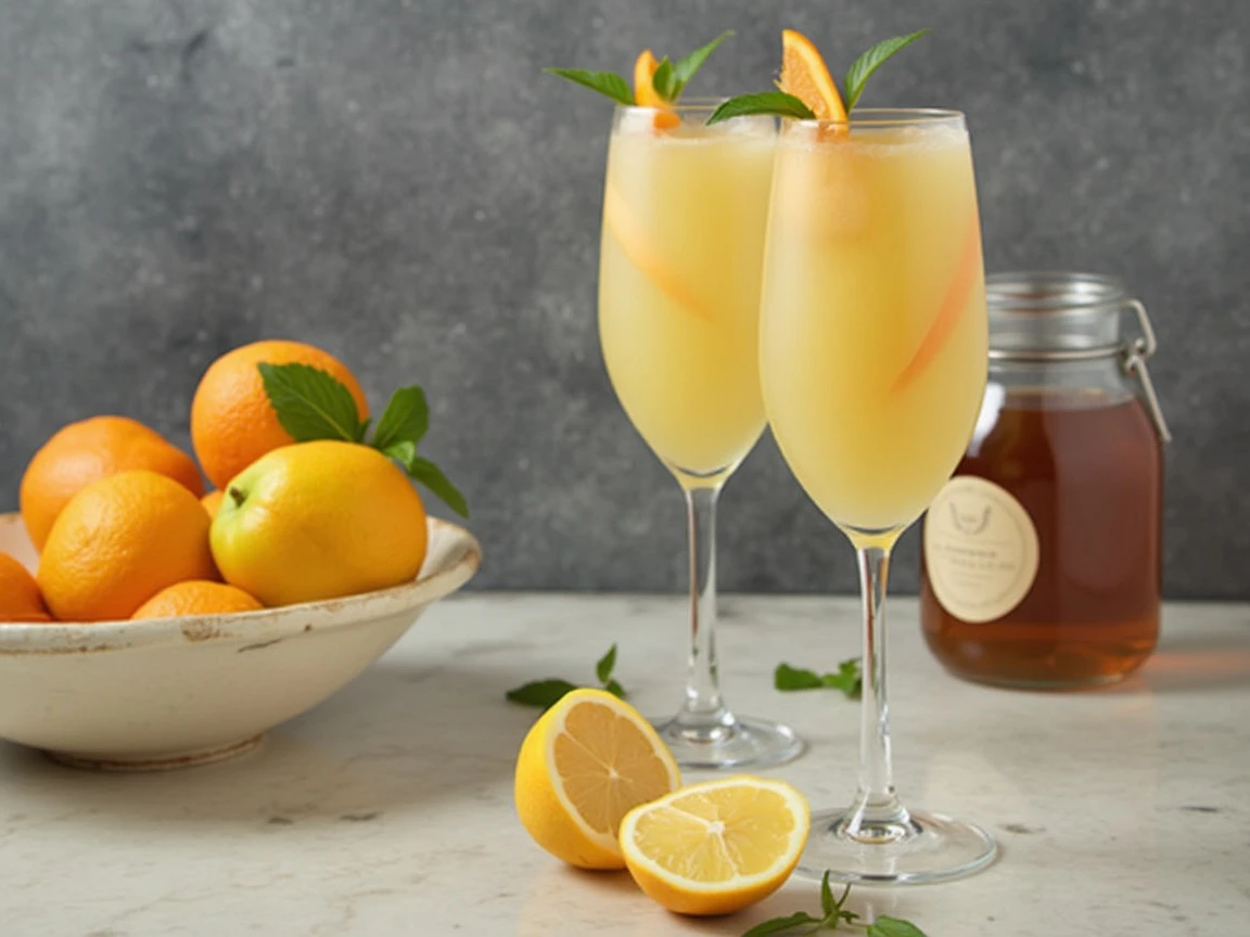 Classic Bellini Cocktail