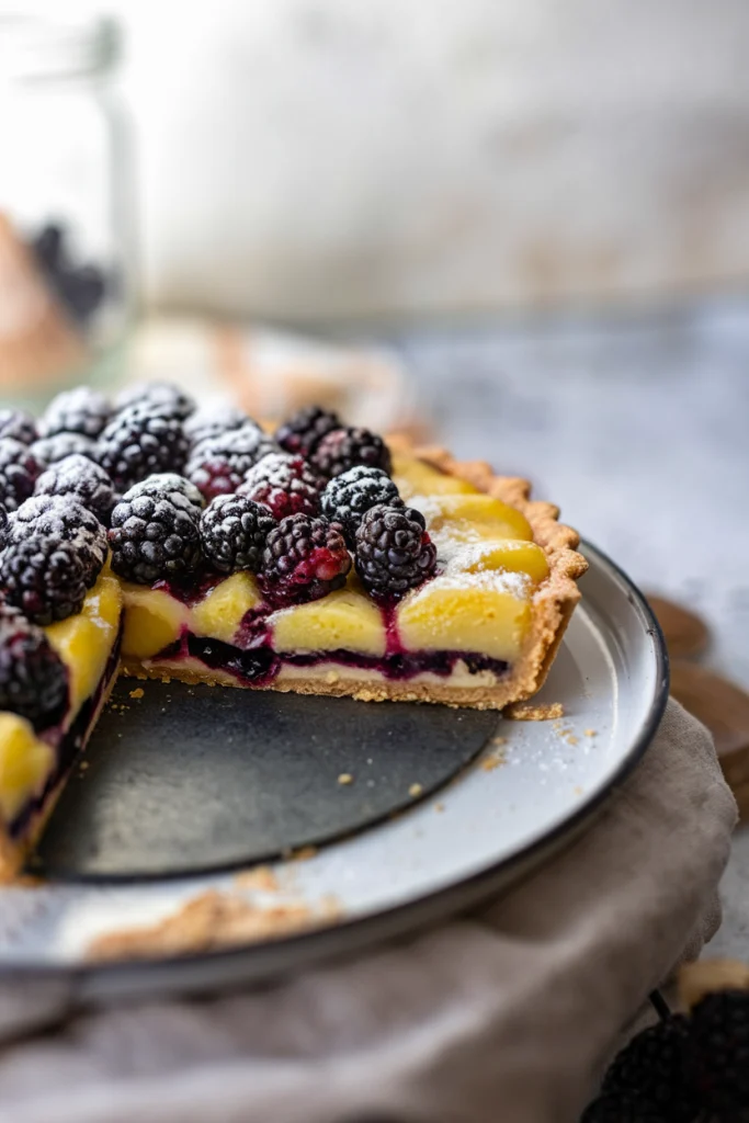 Blackberry and Lemon Tart: A Perfect Blend of Sweet and Tangy 1 ublUYdbRyCNUQ7Tfc0XMw chefario cake and drink recipes